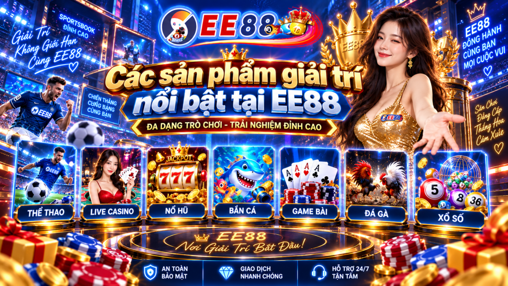 Các sản phẩm giải trí nổi bật tại EE88